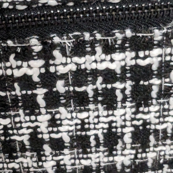 NWT Badgley Mischka Tweed/Quilted Vegan Leather Backpack - Picture 6 of 11